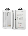 Hurtownia GSM - Etui Guess GUHCP12MLSLMGWH Apple iPhone 12/12 Pro biały/white hardcase Metal Logo Script - GUE847WHT - {ean13} - Hurt