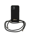 Hurtownia GSM - Etui Guess GUHCP12SLSCLMGBK Apple iPhone 12 mini czarny/black hardcase Metal Logo Cord - GUE852BLK - {ean13} - Hurt