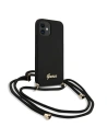 Hurtownia GSM - Etui Guess GUHCP12SLSCLMGBK Apple iPhone 12 mini czarny/black hardcase Metal Logo Cord - GUE852BLK - {ean13} - Hurt