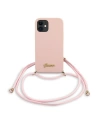 Hurtownia GSM - Etui Guess GUHCP12SLSCLMGLP Apple iPhone 12 mini różowy/pink hardcase Metal Logo Cord - GUE854PNK - {ean13} - Hurt