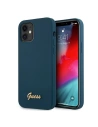 Hurtownia GSM - Etui Guess GUHCP12SLSLMGBL Apple iPhone 12 mini niebieski/blue hardcase Metal Logo Script - GUE855BLU - {ean13} - Hurt