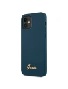 Hurtownia GSM - Etui Guess GUHCP12SLSLMGBL Apple iPhone 12 mini niebieski/blue hardcase Metal Logo Script - GUE855BLU - {ean13} - Hurt