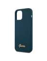Hurtownia GSM - Etui Guess GUHCP12SLSLMGBL Apple iPhone 12 mini niebieski/blue hardcase Metal Logo Script - GUE855BLU - {ean13} - Hurt