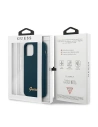 Hurtownia GSM - Etui Guess GUHCP12SLSLMGBL Apple iPhone 12 mini niebieski/blue hardcase Metal Logo Script - GUE855BLU - {ean13} - Hurt