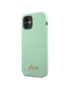 Hurtownia GSM - Etui Guess GUHCP12SLSLMGGN Apple iPhone 12 mini zielony/green hardcase Metal Logo Script - GUE856GRN - {ean13} - Hurt