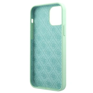 Hurtownia GSM - Etui Guess GUHCP12SLSLMGGN Apple iPhone 12 mini grün/hardcase mit Metal Logo Schriftzug - GUE856GRN - {ean13} - Hurt