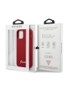 Hurtownia GSM - Etui Guess GUHCP12SLSLMGRE Apple iPhone 12 mini czerwony/red hardcase Metal Logo Script - GUE857RED - {ean13} - Hurt