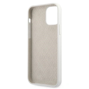 Hurtownia GSM - Etui Guess GUHCP12SLSLMGWH Apple iPhone 12 mini weiß/white hardcase Metal Logo Script - GUE858WHT - {ean13} - Hurt
