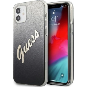 Hurtownia GSM - Etui Guess GUHCP12SPCUGLSBK Apple iPhone 12 mini schwarz/black hardcase Glitter Gradient Script - GUE859BLK - {ean13} - Hurt