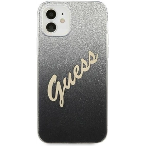 Hurtownia GSM - Etui Guess GUHCP12SPCUGLSBK Apple iPhone 12 mini schwarz/black hardcase Glitter Gradient Script - GUE859BLK - {ean13} - Hurt