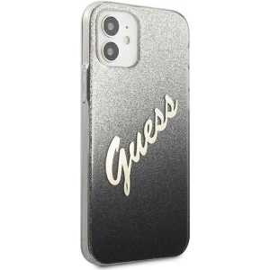 Hurtownia GSM - Etui Guess GUHCP12SPCUGLSBK Apple iPhone 12 mini schwarz/black hardcase Glitter Gradient Script - GUE859BLK - {ean13} - Hurt