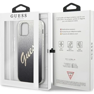 Hurtownia GSM - Etui Guess GUHCP12SPCUGLSBK Apple iPhone 12 mini schwarz/black hardcase Glitter Gradient Script - GUE859BLK - {ean13} - Hurt