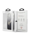 Wholesale Guess GUHCP12SPCUGLSBK Apple iPhone 12 mini black hardcase Glitter Gradient Script - GUE859BLK - {ean13} - Hurt