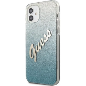 Hurtownia GSM - Etui Guess GUHCP12SPCUGLSBL Apple iPhone 12 mini blau/hardcase Glitter Gradient Script - GUE860BLU - {ean13} - Hurt