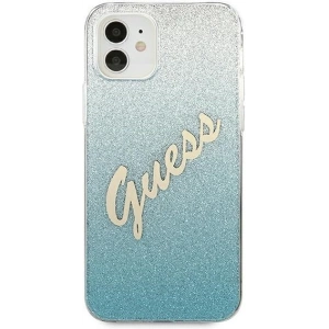 Hurtownia GSM - Etui Guess GUHCP12SPCUGLSBL Apple iPhone 12 mini blau/hardcase Glitter Gradient Script - GUE860BLU - {ean13} - Hurt