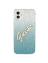 Hurtownia GSM - Etui Guess GUHCP12SPCUGLSBL Apple iPhone 12 mini niebieski/blue hardcase Glitter Gradient Script - GUE860BLU - {ean13} - Hurt