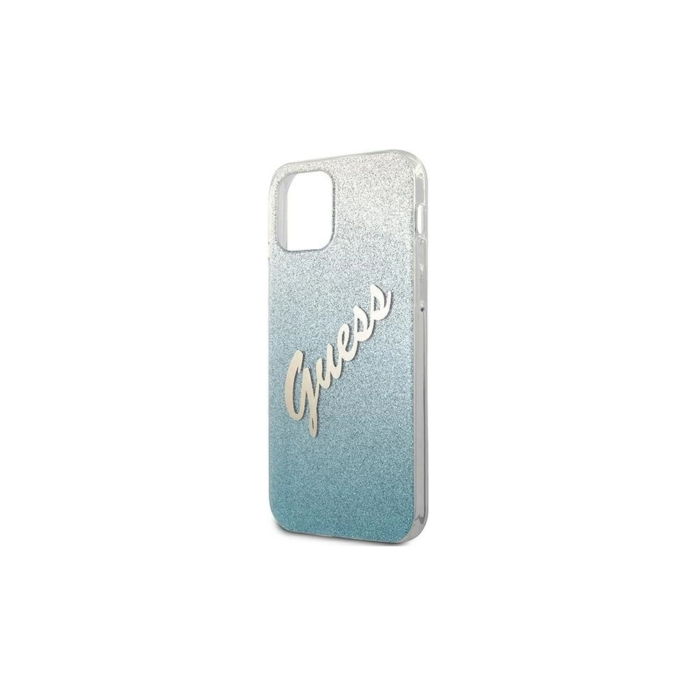 Hurtownia GSM - Etui Guess GUHCP12SPCUGLSBL Apple iPhone 12 mini niebieski/blue hardcase Glitter Gradient Script - GUE860BLU - {ean13} - Hurt