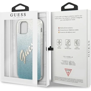 Hurtownia GSM - Etui Guess GUHCP12SPCUGLSBL Apple iPhone 12 mini blau/hardcase Glitter Gradient Script - GUE860BLU - {ean13} - Hurt