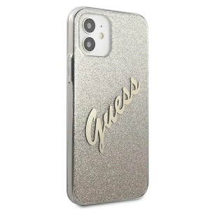Hurtownia GSM - Etui Guess GUHCP12SPCUGLSGO Apple iPhone 12 mini gold/hartschale Glitter Gradient Script - GUE861GLD - {ean13} - Hurt