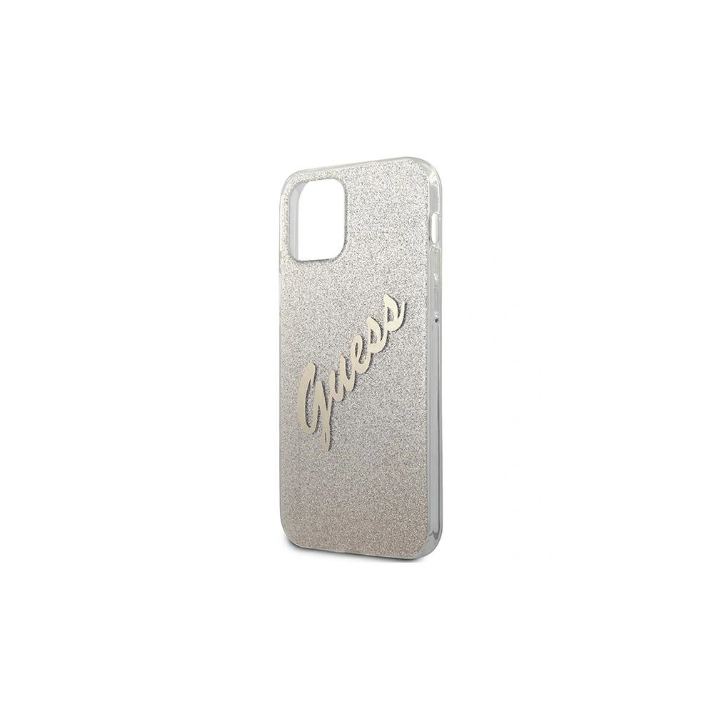 Hurtownia GSM - Etui Guess GUHCP12SPCUGLSGO Apple iPhone 12 mini złoty/gold hardcase Glitter Gradient Script - GUE861GLD - {ean13} - Hurt