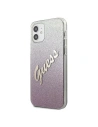 Hurtownia GSM - Etui Guess GUHCP12SPCUGLSPI Apple iPhone 12 mini różowy/pink hardcase Glitter Gradient Script - GUE862PNK - {ean13} - Hurt
