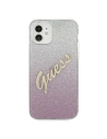 Hurtownia GSM - Etui Guess GUHCP12SPCUGLSPI Apple iPhone 12 mini różowy/pink hardcase Glitter Gradient Script - GUE862PNK - {ean13} - Hurt
