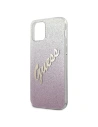 Hurtownia GSM - Etui Guess GUHCP12SPCUGLSPI Apple iPhone 12 mini różowy/pink hardcase Glitter Gradient Script - GUE862PNK - {ean13} - Hurt