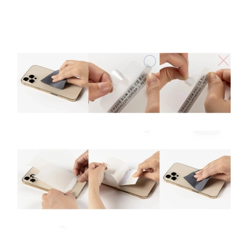 Matowa Folia Ringke Invisible Defender na tył iPhone 12/12 Pro [2 PACK]