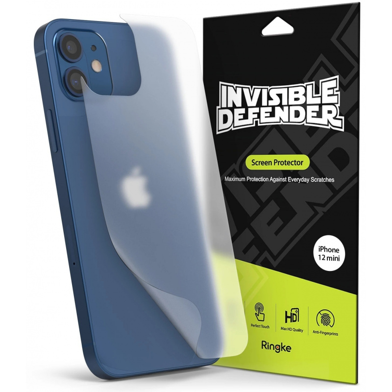 Ringke Distributor - 8809785450664 - RGK1324 - Ringke Invisible Defender Back Protector Matte Apple iPhone 12 mini [2 PACK] - B2B homescreen