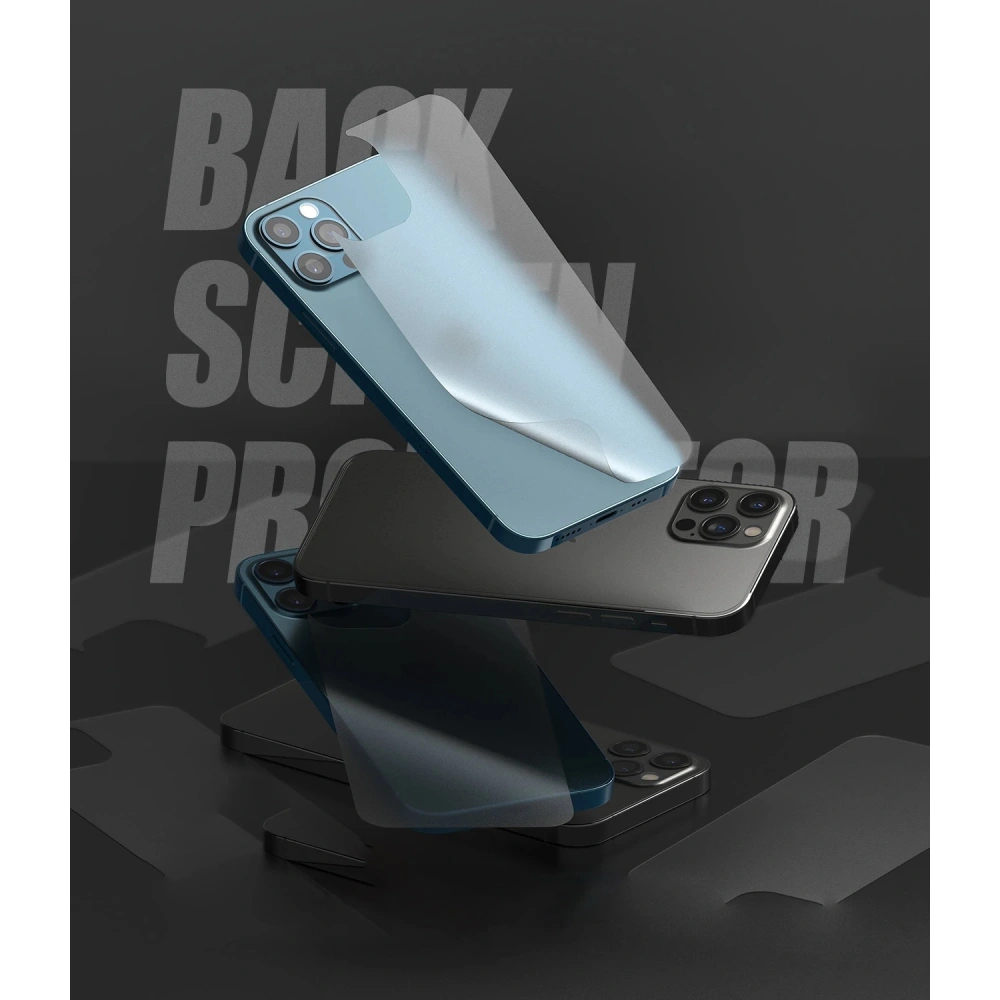 Hurtownia GSM - Matowa folia na tył Ringke Invisible Defender Apple iPhone 12 Pro Max [2 PACK] - RGK1325 - {ean13} - Hurt