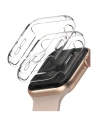 Etui Nakładka Ringke Slim Apple Watch 44mm Clear [2 PACK]