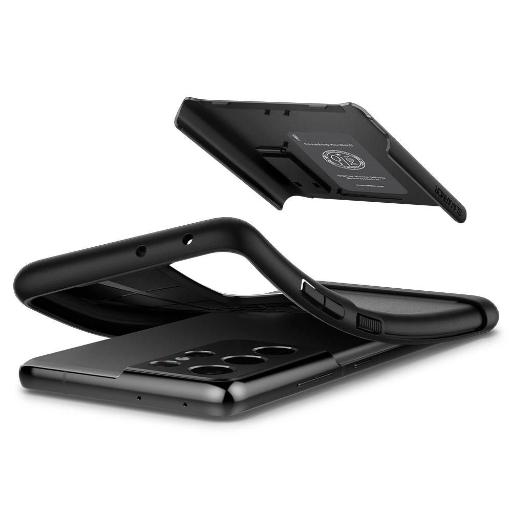 Wholesale Spigen Slim Armor Samsung Galaxy S21 Ultra Black - SPN1465BLK - {ean13} - Hurt