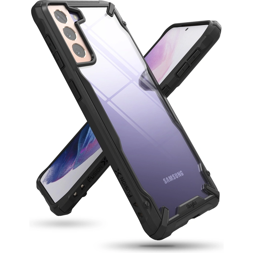 Wholesale Ringke Fusion-X Samsung Galaxy S21 Black - RGK1335BLK - {ean13} - Hurt