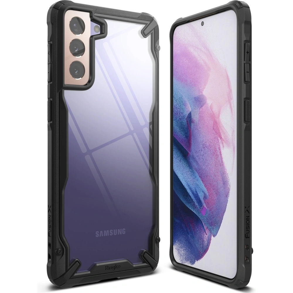 Wholesale Ringke Fusion-X Samsung Galaxy S21 Black - RGK1335BLK - {ean13} - Hurt