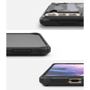 Hurtownia GSM - Etui Ringke Fusion-X Design Samsung Galaxy S21+ Plus Camo (Moro) Black - RGK1340CAM - {ean13} - Hurt