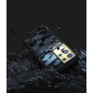 Etui Ringke Fusion-X Design Samsung Galaxy S21 Ultra Camo (Moro) Black
