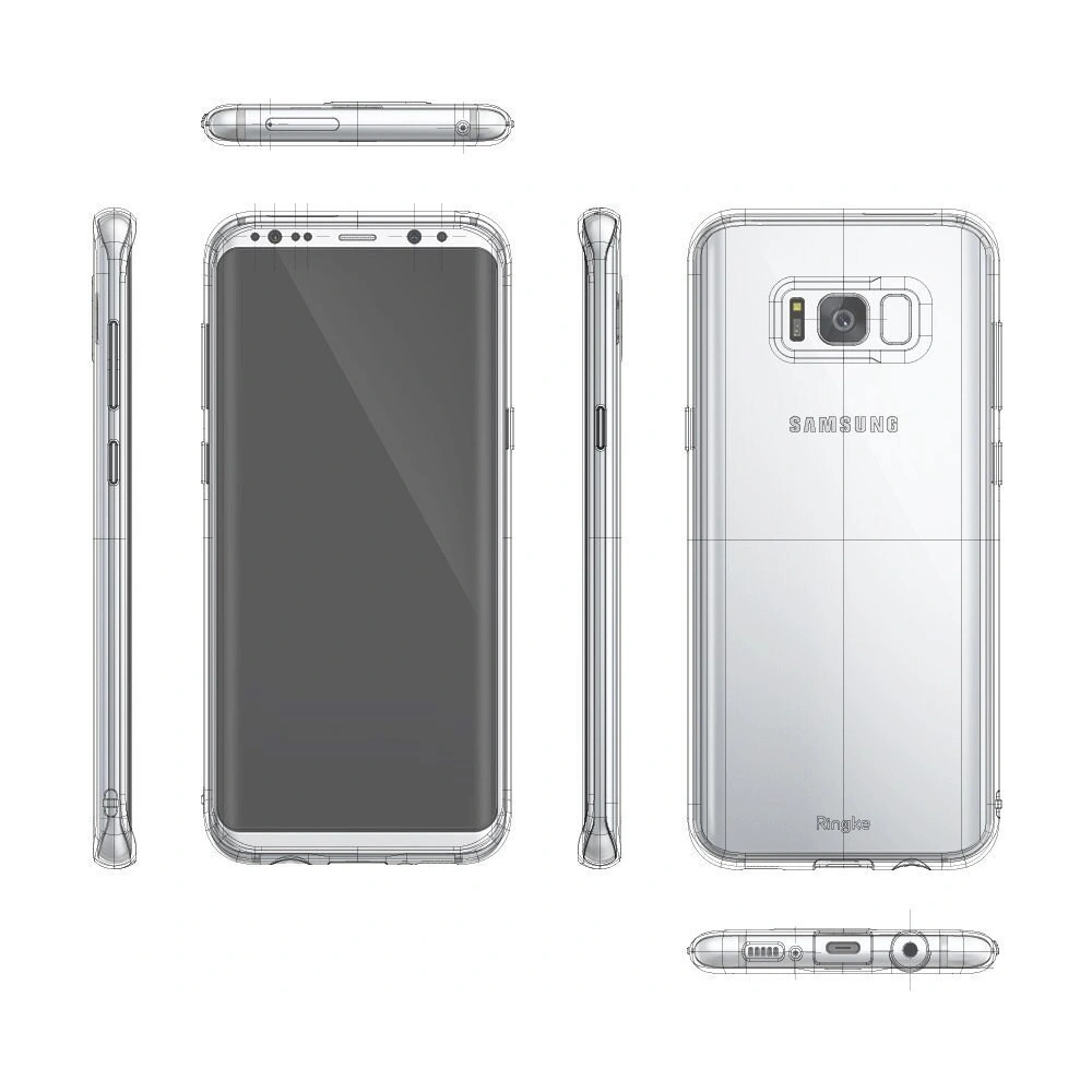 Hurtownia GSM - [OUTLET] Etui Ringke Air Samsung Galaxy S8 Plus Růžové zlato - OT-001 - {ean13} - Hurt