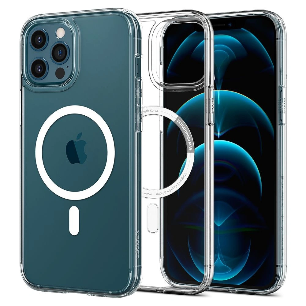 Hurtownia GSM - Etui Spigen Ultra Hybrid Mag Apple iPhone 12/12 Pro White - SPN1471WHT - {ean13} - Hurt