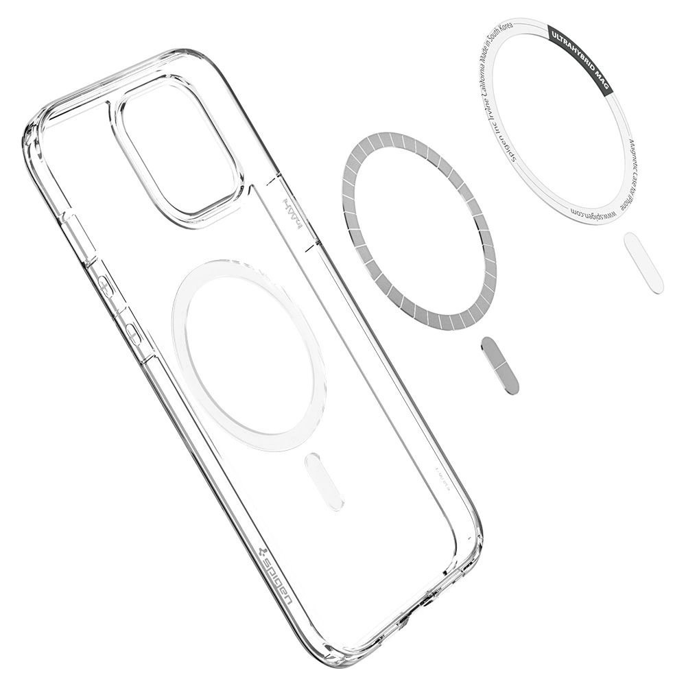 Hurtownia GSM - Etui Spigen Ultra Hybrid Mag Apple iPhone 12/12 Pro White - SPN1471WHT - {ean13} - Hurt