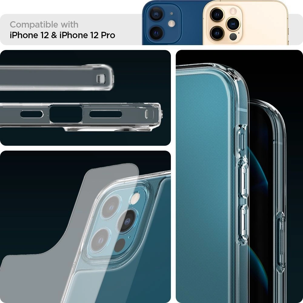 Hurtownia GSM - Etui Spigen Quartz Hybrid Apple iPhone 12/12 Pro Matte Clear - SPN1472MCL - {ean13} - Hurt