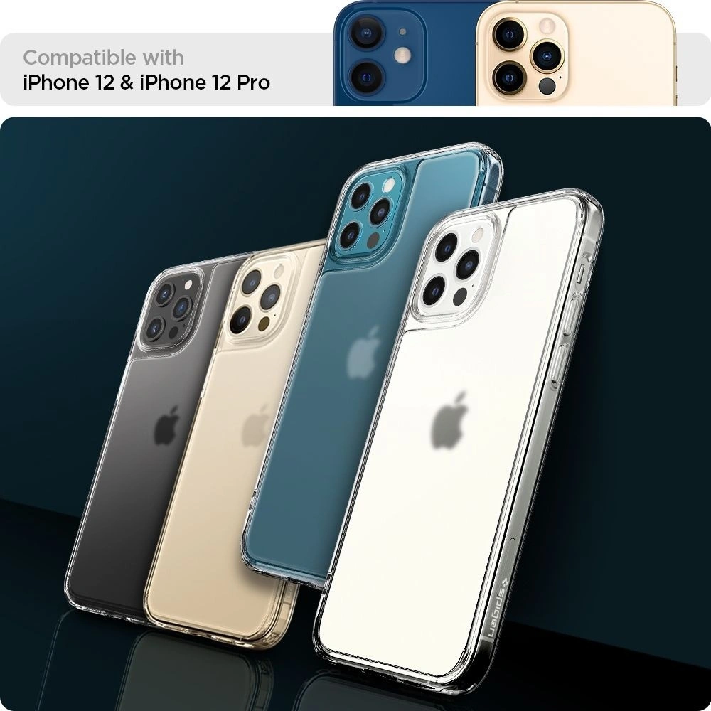Wholesale Spigen Quartz Hybrid Apple iPhone 12/12 Pro Matte Clear - SPN1472MCL - {ean13} - Hurt