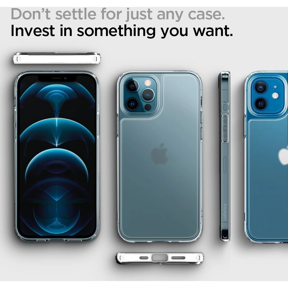 Wholesale Spigen Quartz Hybrid Apple iPhone 12/12 Pro Matte Clear - SPN1472MCL - {ean13} - Hurt