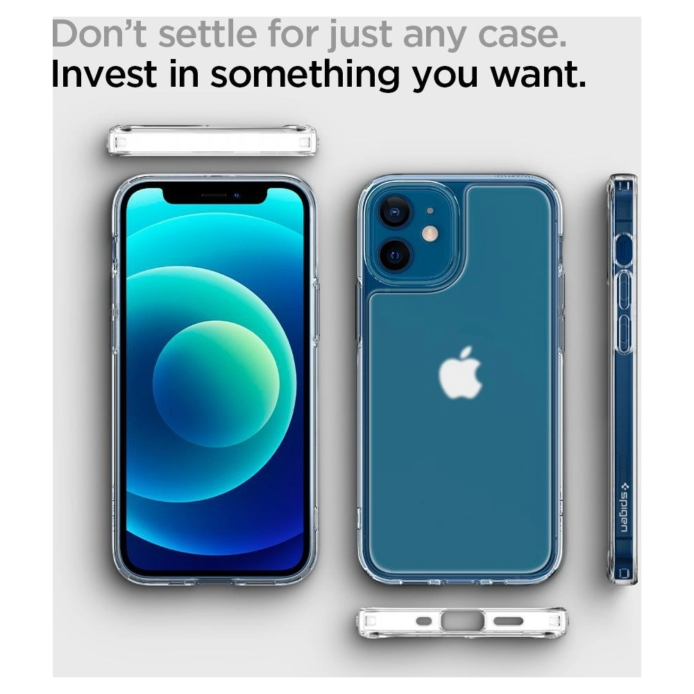 Hurtownia GSM - Etui Spigen Quartz Hybrid Apple iPhone 12 mini Matte Clear - SPN1473MCL - {ean13} - Hurt