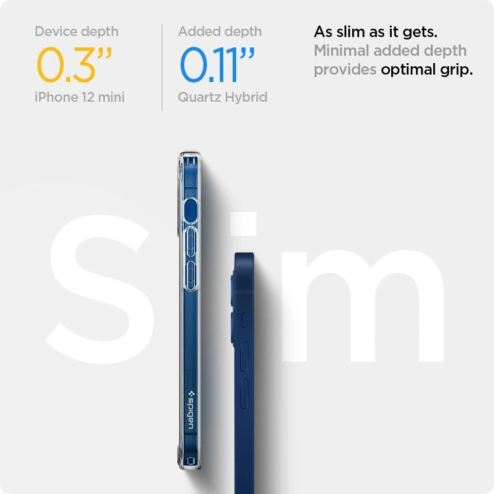 Wholesale Spigen Quartz Hybrid Apple iPhone 12 mini Matte Clear - SPN1473MCL - {ean13} - Hurt