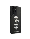 Wholesale Karl Lagerfeld KLHCS21LSAKICKCBK Samsung Galaxy S21 Ultra black hardcase Saffiano Ikonik Karl&Choupette Head - KLD441BLK - {ean13} - Hurt