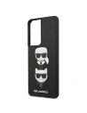 Wholesale Karl Lagerfeld KLHCS21LSAKICKCBK Samsung Galaxy S21 Ultra black hardcase Saffiano Ikonik Karl&Choupette Head - KLD441BLK - {ean13} - Hurt
