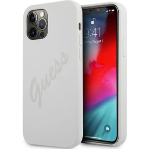 Hurtownia GSM - Etui Guess GUHCP12LLSVSCR Apple iPhone 12 Pro Max kremowy/cream hardcase Script Vintage - GUE865CRM - {ean13} - Hurt