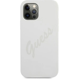 Hurtownia GSM - Etui Guess GUHCP12LLSVSCR Apple iPhone 12 Pro Max kremowy/cream hardcase Script Vintage - GUE865CRM - {ean13} - Hurt