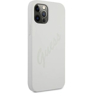 Hurtownia GSM - Etui Guess GUHCP12LLSVSCR Apple iPhone 12 Pro Max kremowy/cream hardcase Script Vintage - GUE865CRM - {ean13} - Hurt