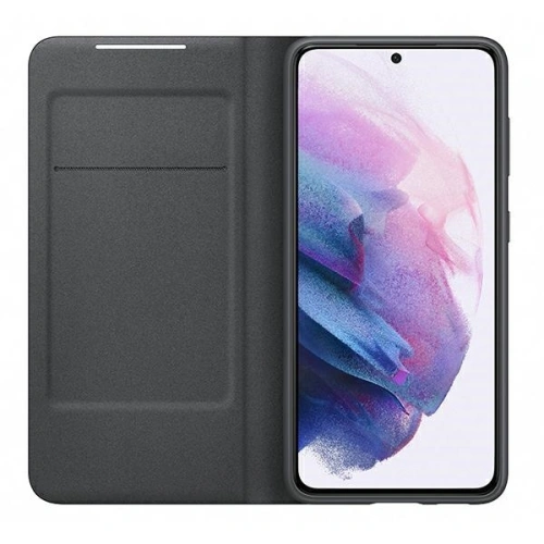 Etui Samsung Galaxy S21 EF-NG991PB czarny/black LED View Cover